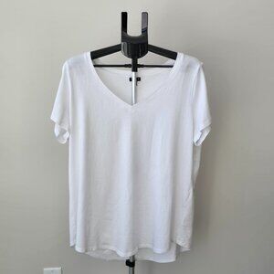White Short Sleeve Women's Top